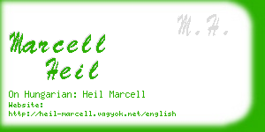 marcell heil business card